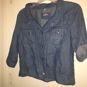 Loft denim shirt
